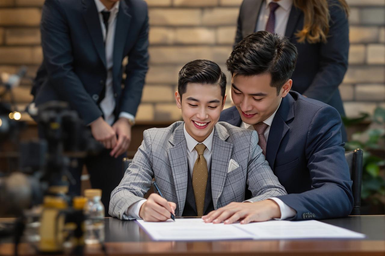 色视频签约新生代演员陈晓宇,将出演年度大剧《山海经》